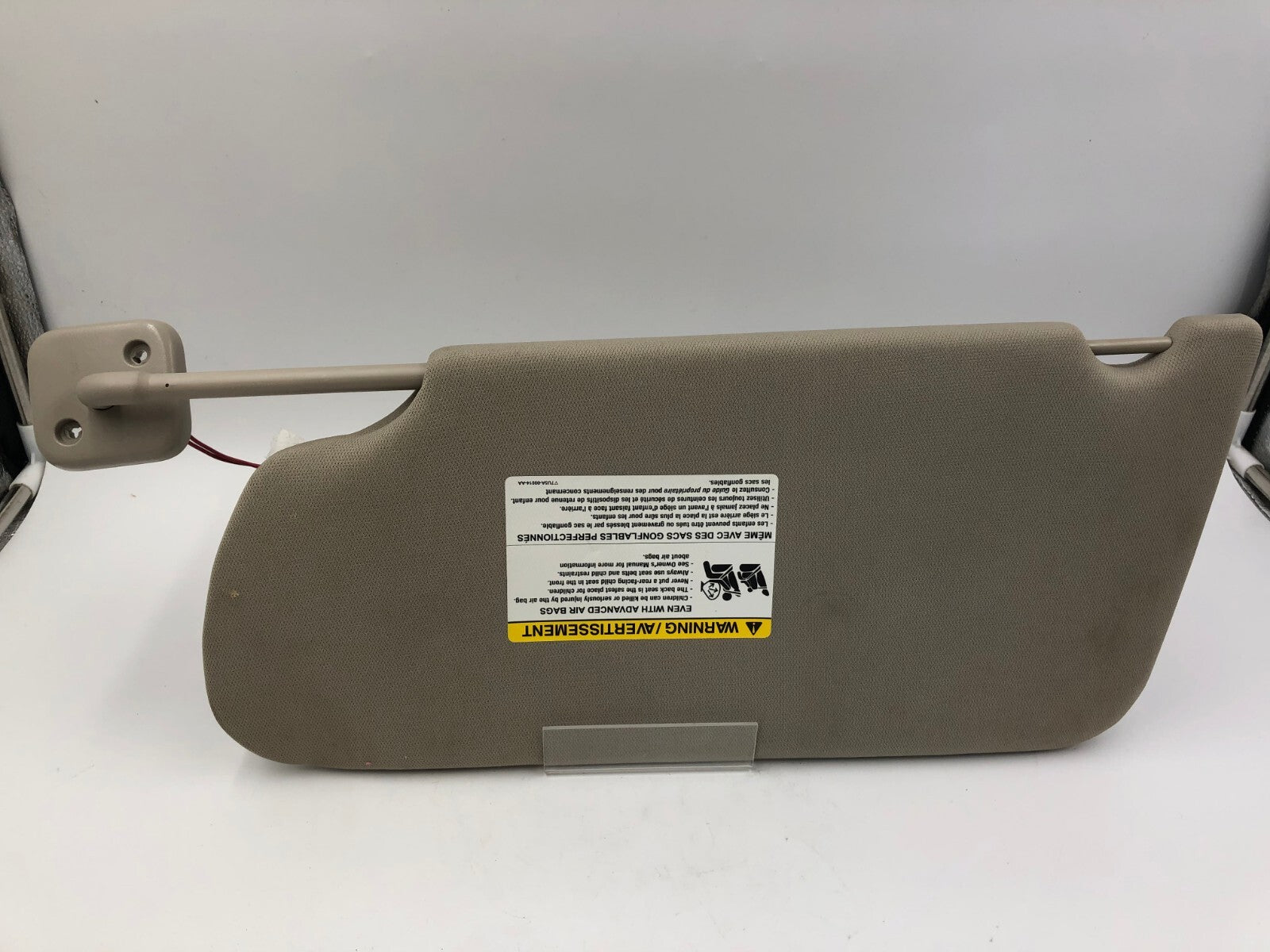 2009-2012 Ford Flex Passenger Sun Visor Beige Illuminated OEM C04B16026