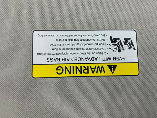 2010-2015 Hyundai Tucson Passenger Sun Visor Sunvisor Gray G01B06001