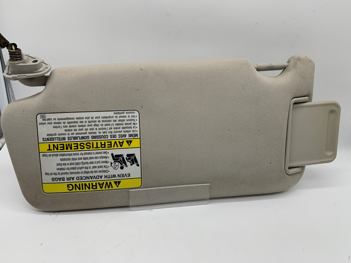 2010-2014 Subaru Legacy Passenger Sun Visor Gray Illuminated OEM B03B30006