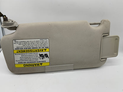 2010-2014 Subaru Legacy Passenger Sun Visor Gray Illuminated OEM B03B30006