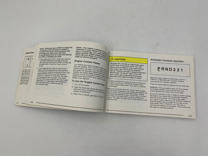 2003 Buick Rendezvous Owners Manual Set OEM