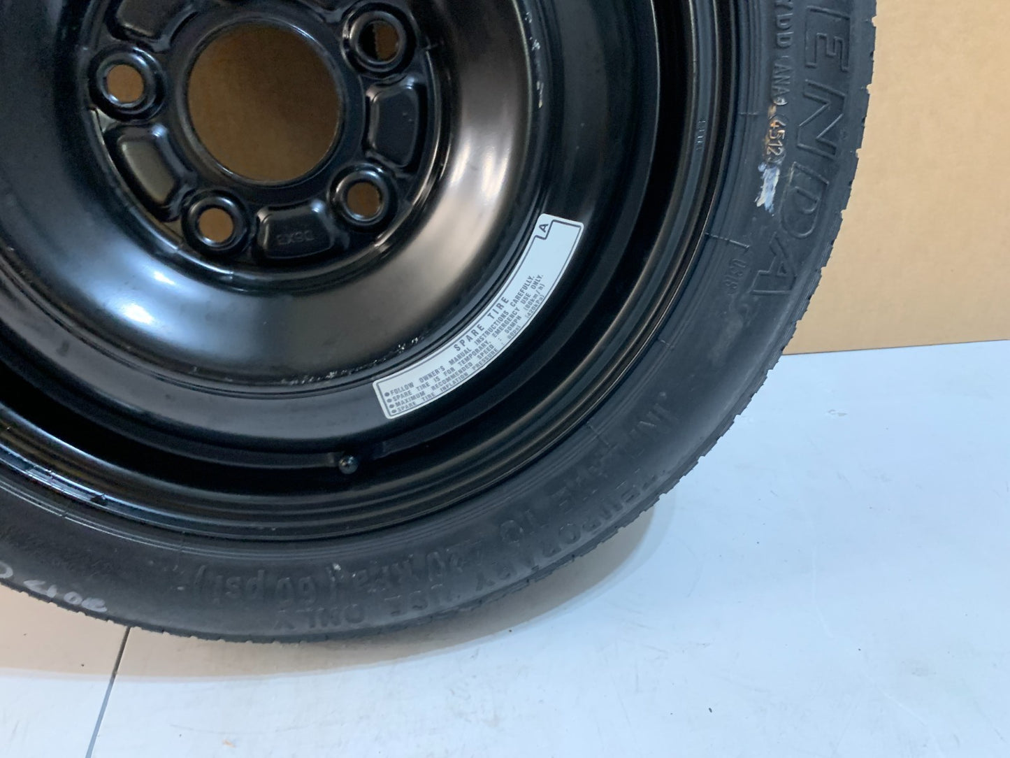 2010-2015 Honda Civic 15" Spare Tire Compact Donut OEM T135/80D15