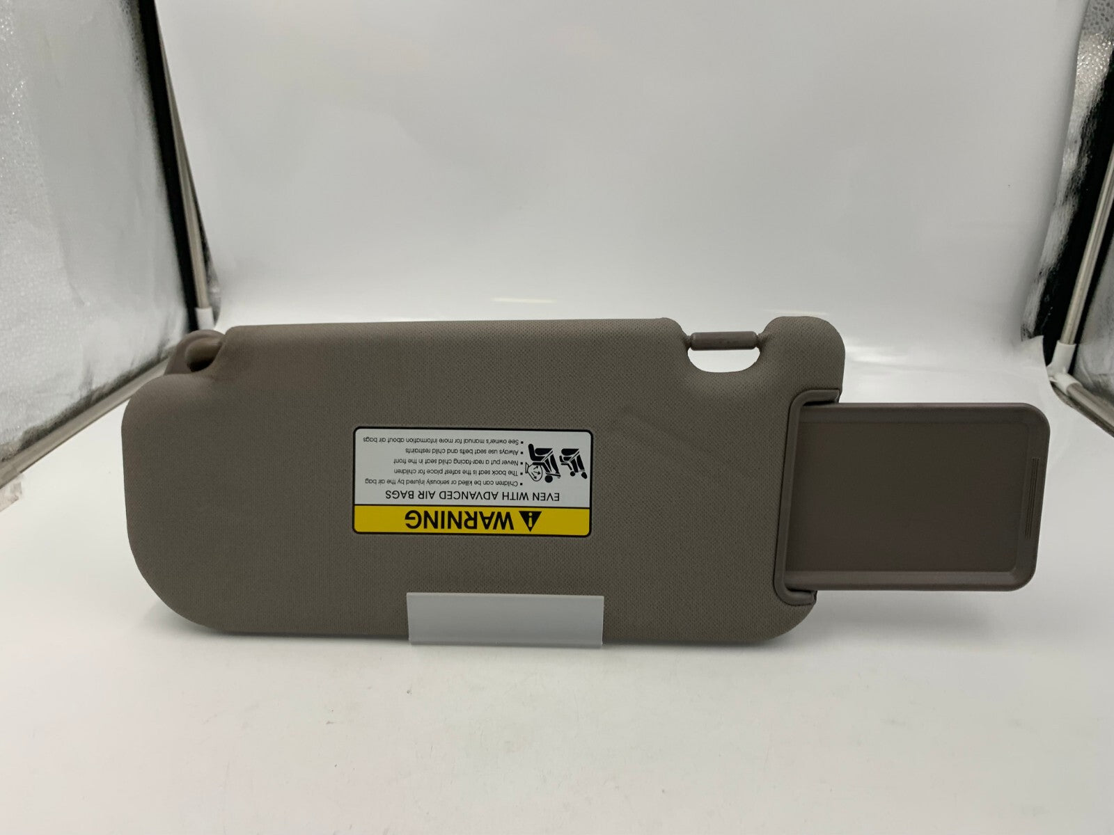 2010-2015 Hyundai Tucson Passenger Sun Visor Gray OEM without Sunroof