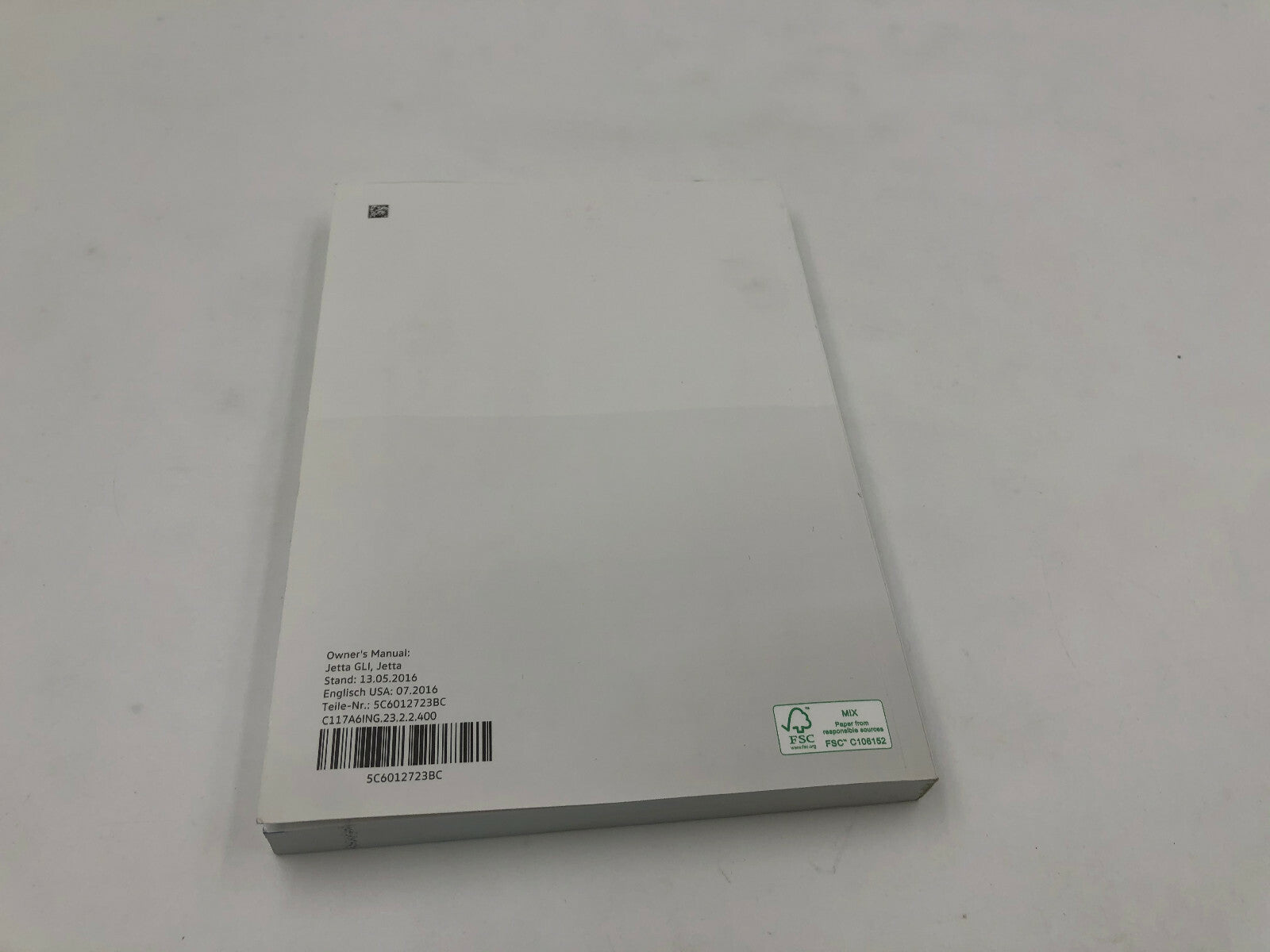 2017 Volkswagen Jetta GLI Owners Manual Set with Case OEM D04B25087