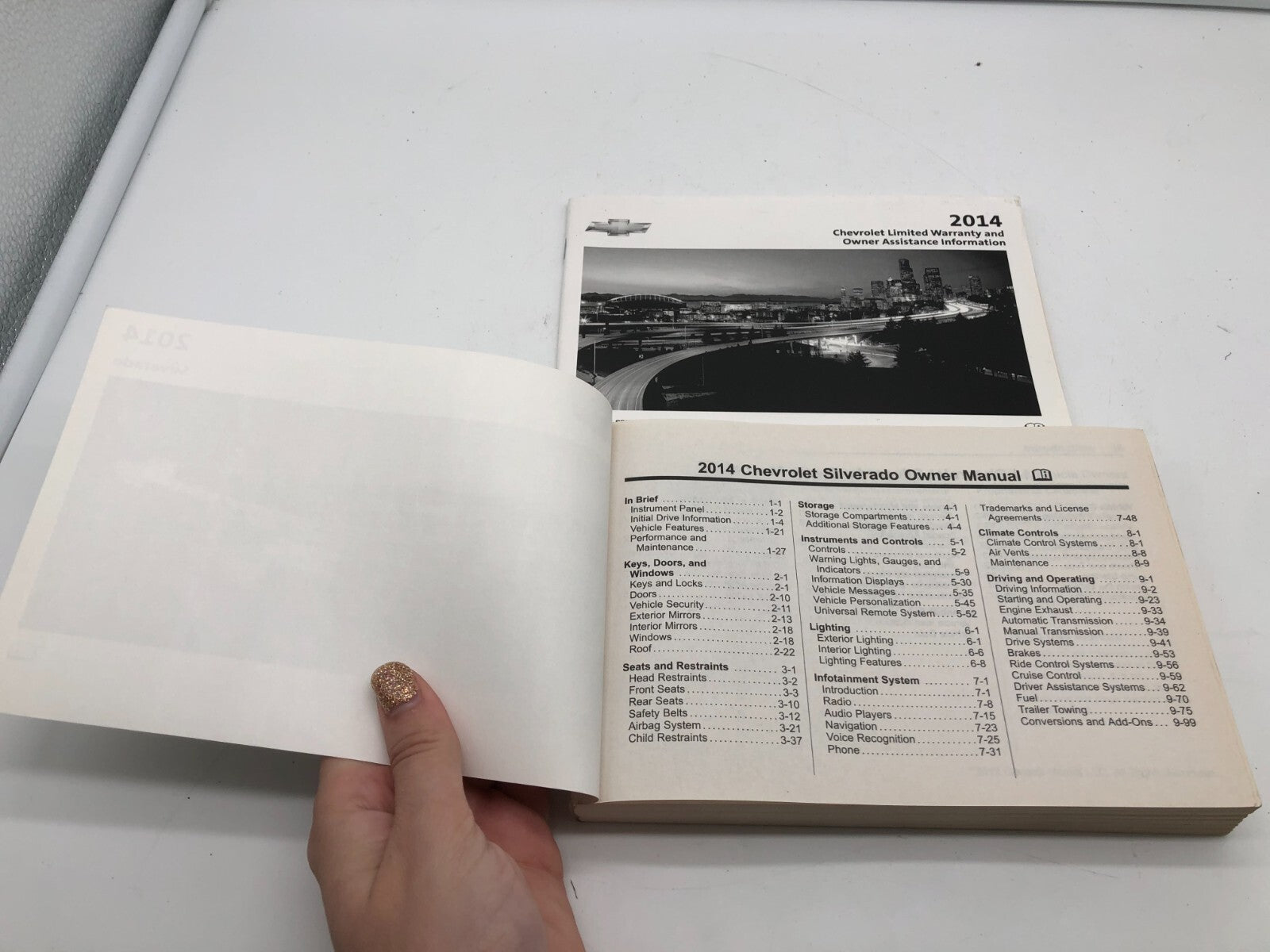 2014 Chevrolet Silverado Owners Manual Set OEM A04B54045