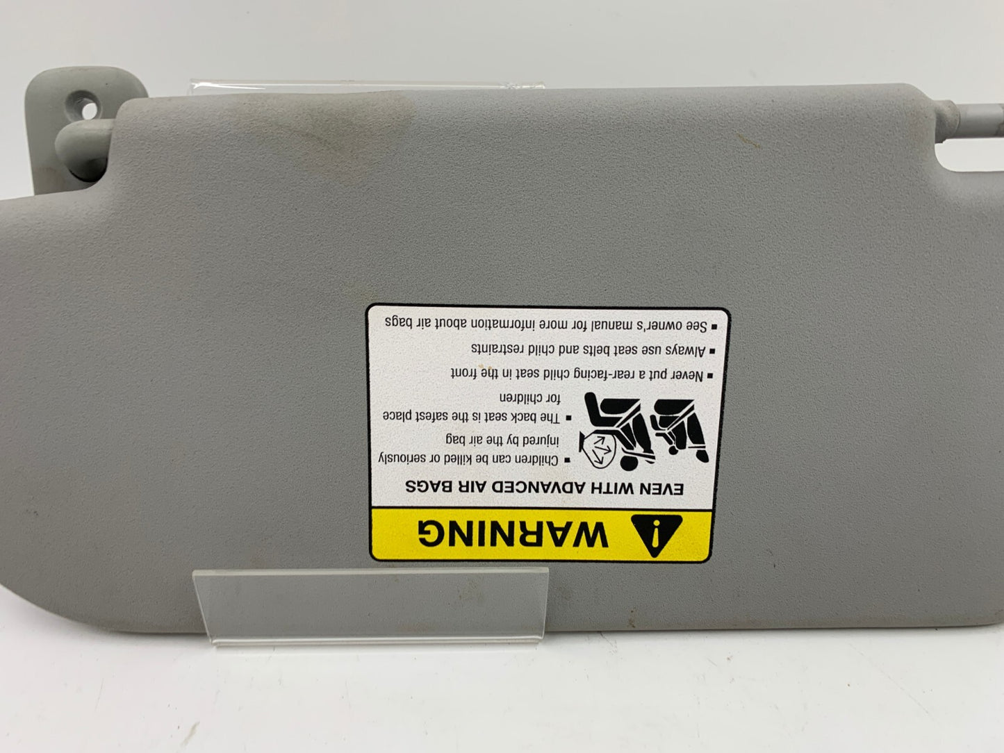 2007-2009 Mazda 3 Passenger Sun Visor Gray OEM D04B57005