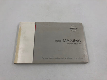 2006 Nissan Maxima Owners Manual OEM C02B10017
