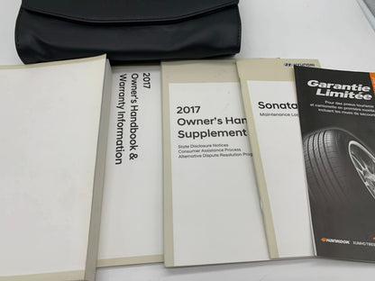 2017 Hyundai Sonata Owners Manual Set with Case OEM C01B07008
