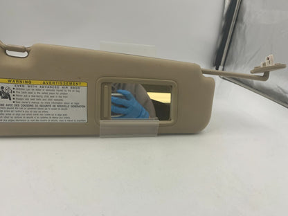 2007-2009 Lexus ES350 Passenger Sun Visor Tan OEM D02B33081