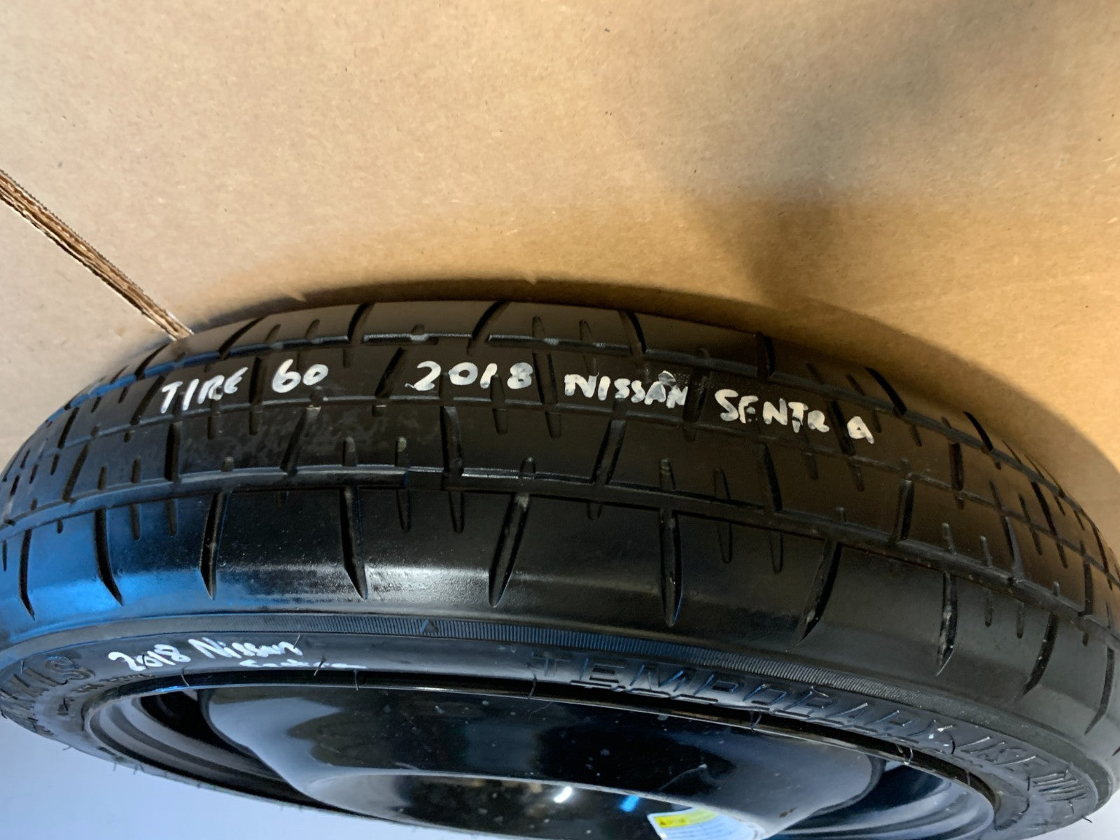 2015-2019 Nissan Sentra 16" Spare Tire Wheel Compact Donut T125/70D16 96M Maxxis