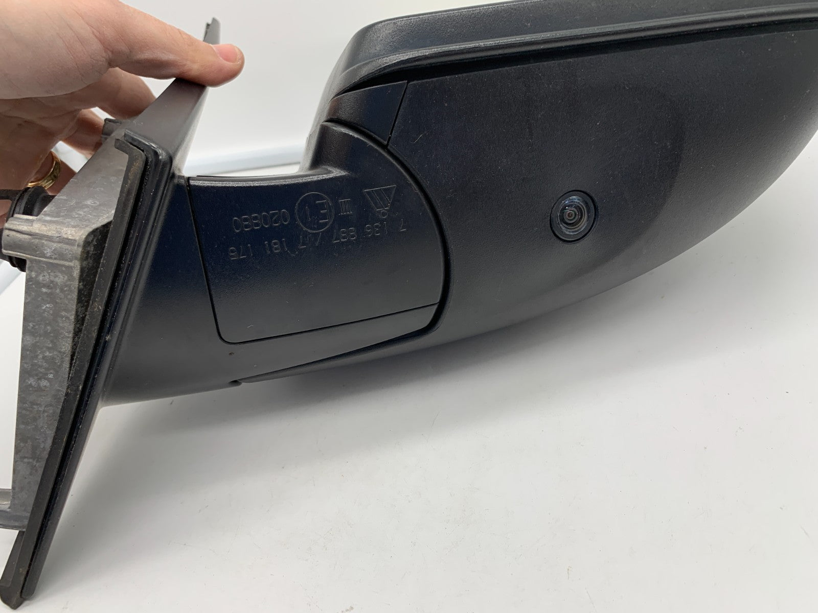2007-2013 BMW X5 Passenger Side View Power Door Mirror Black w/Camera OEM