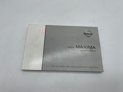 2004 Nissan Maxima Owners Manual OEM R01B37032