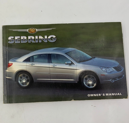 2007 Chrysler Sebring Owners Manual OEM C01B53017