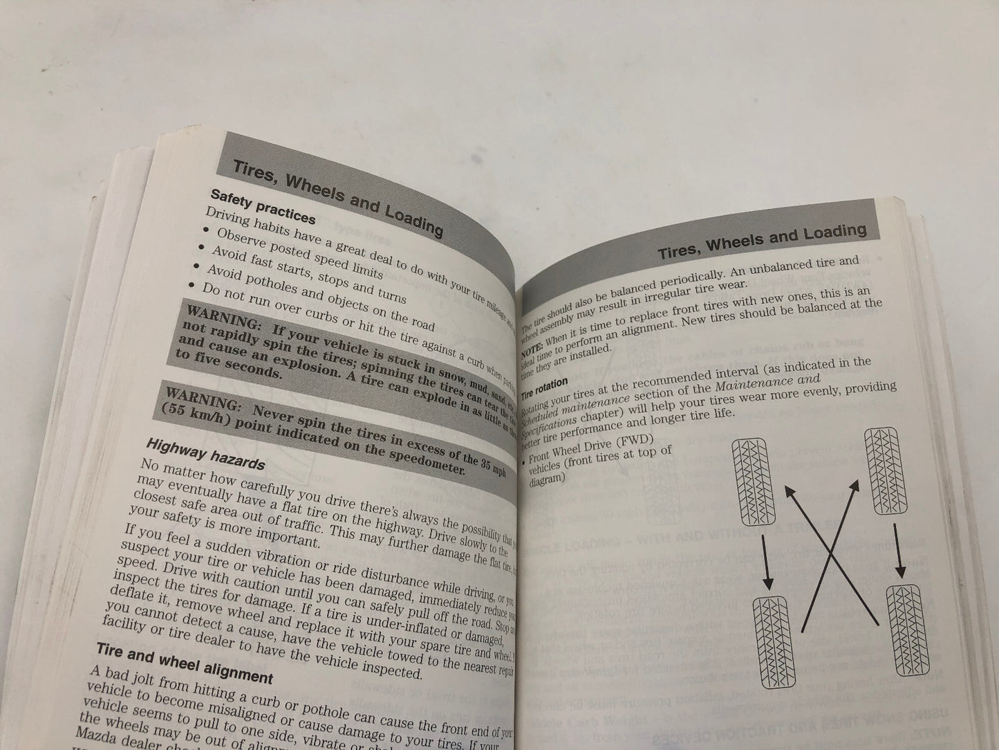 2006 Mazda Tribute Owners Manual Set with Case OEM A01B22017