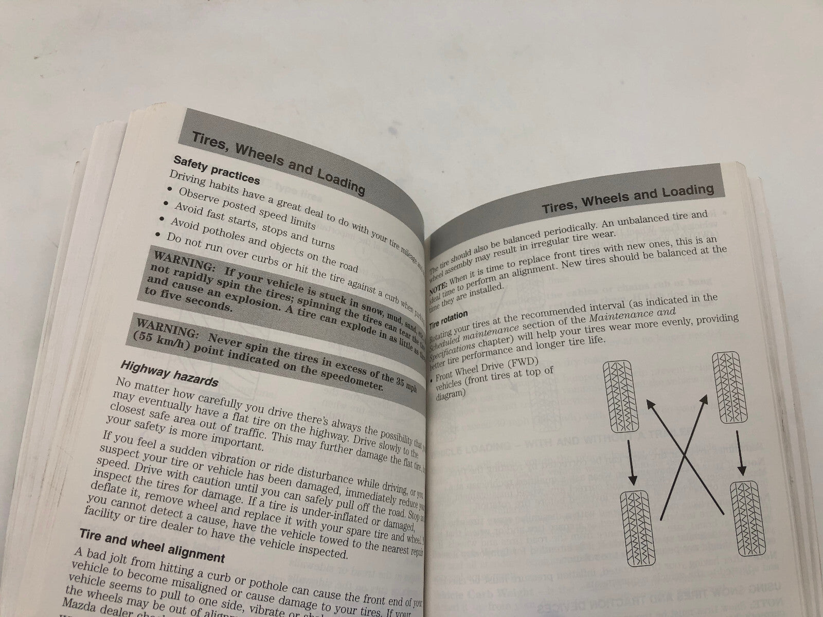 2006 Mazda Tribute Owners Manual Set with Case OEM A01B22017
