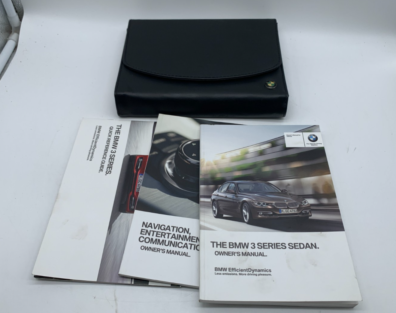 2013 BMW 3 Series Sedan Owners Manual Set with Case OEM D02B27007