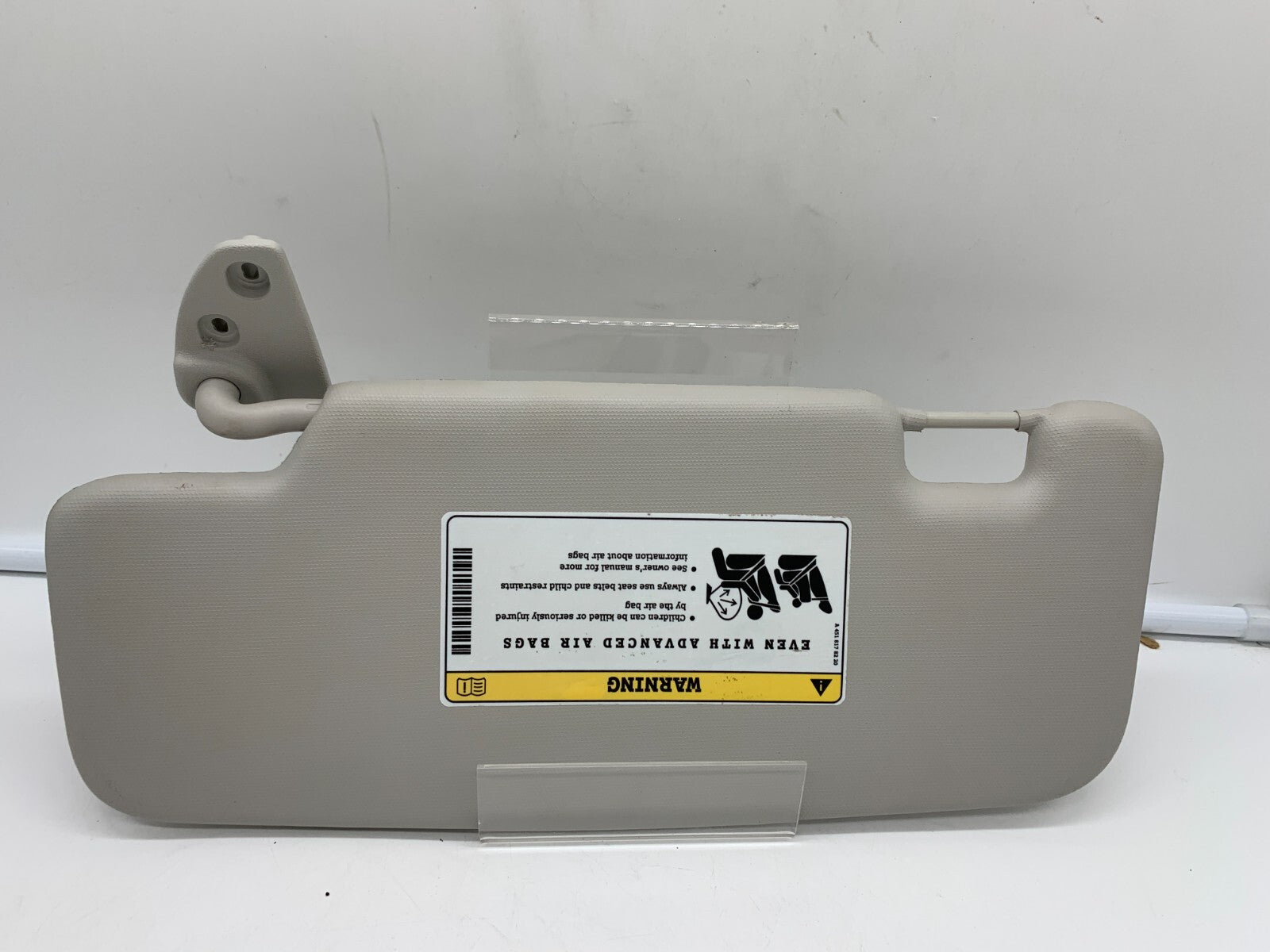 2008-2016 Smart Fortwo Passenger Sun Visor Gray OEM C03B31004