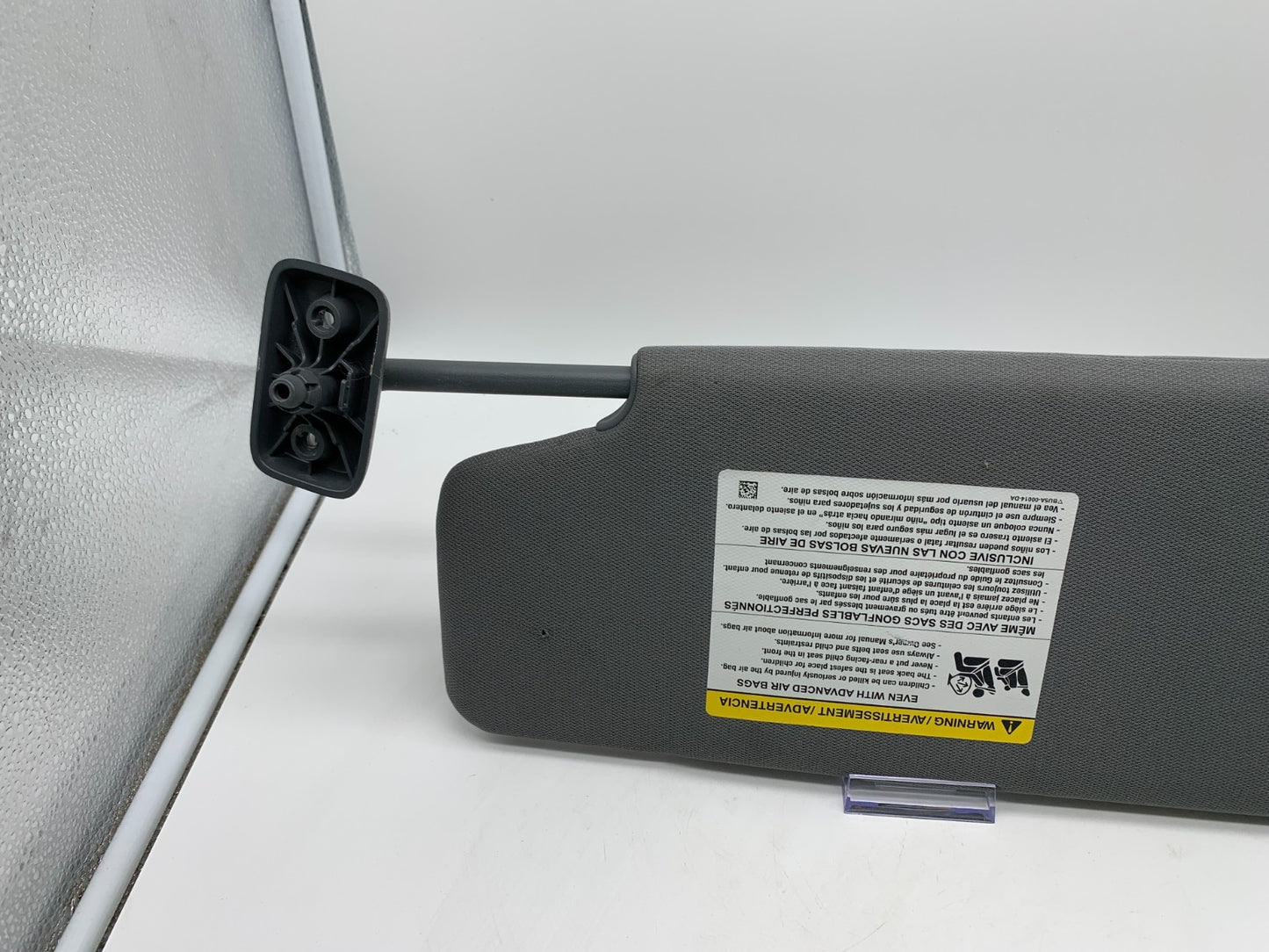 2011-2014 Ford F150 Passenger Sun Visor Sunvisor Gray OEM C03B32005