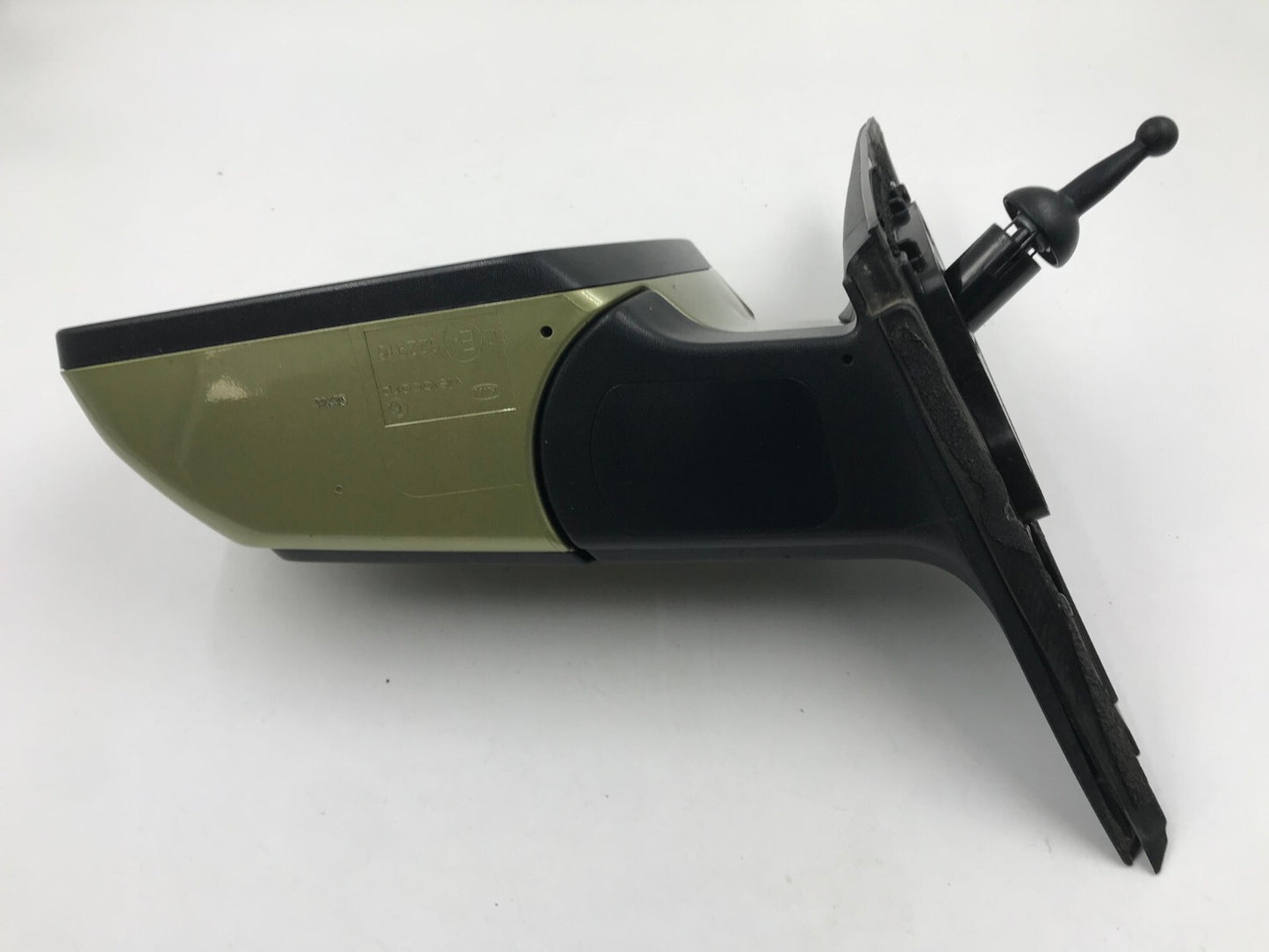 2010-2012 Kia Soul Driver Side View Manual Door Mirror Green OEM A03B52041