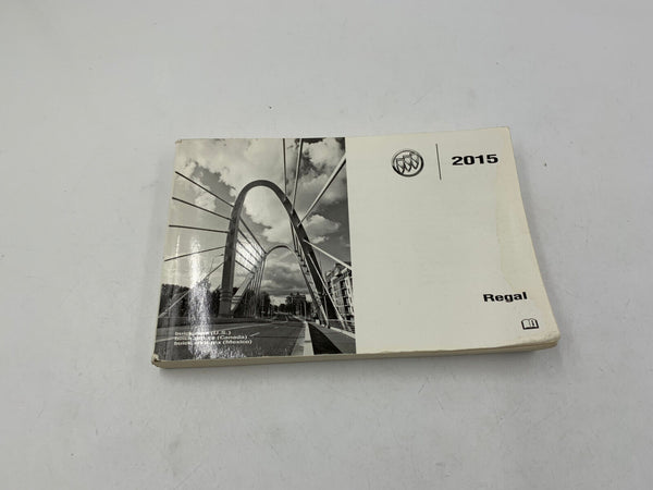 2015 Buick Regal Owners Manual Handbook Set with Case OEM C04B03047