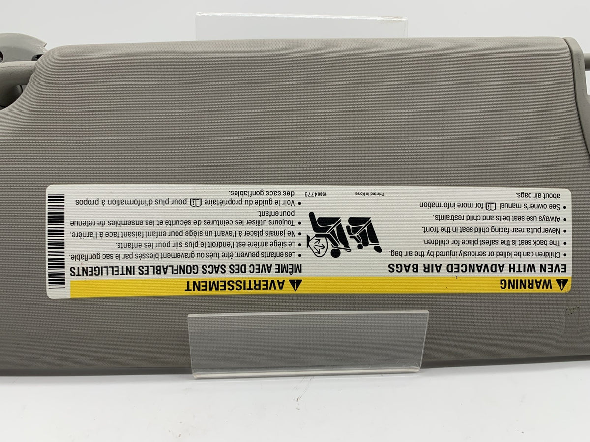 2011-2016 Chevrolet Cruze Passenger Visor Gray Illumination OEM C01B36008