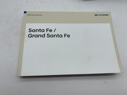 2018 Hyundai Grand Santa Fe Owners Manual Set with Case OEM D03B20004