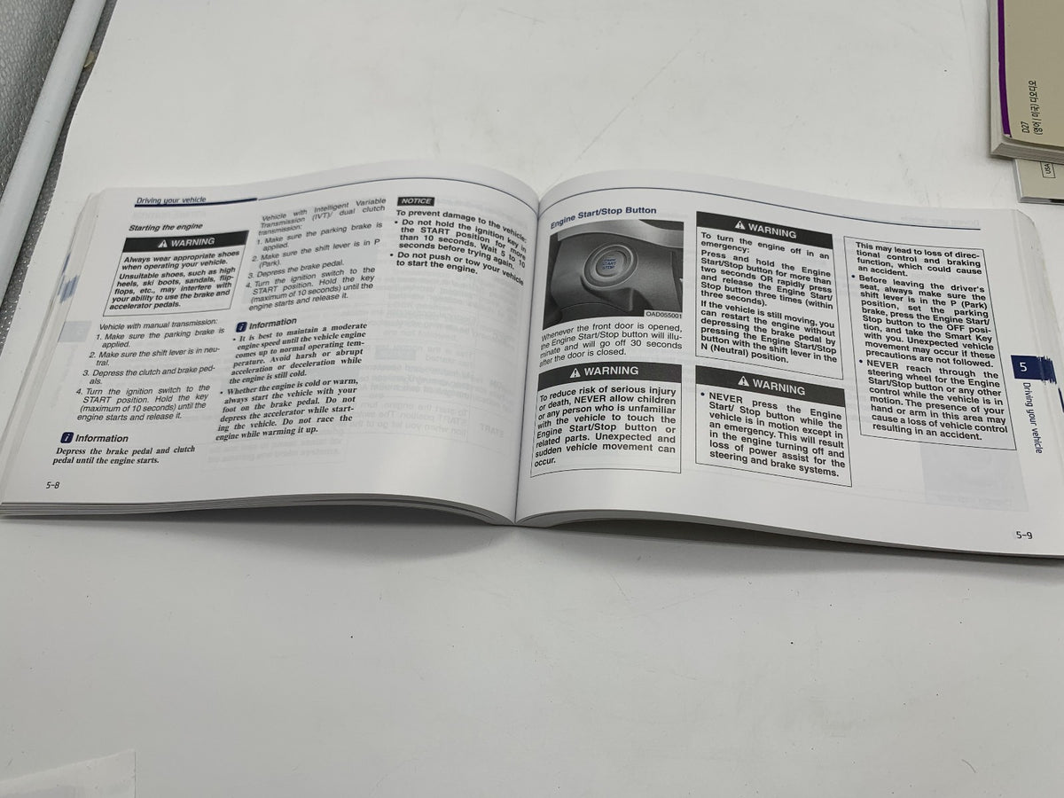 2020 Hyundai Elantra Owners Manual Set OEM R01B03019