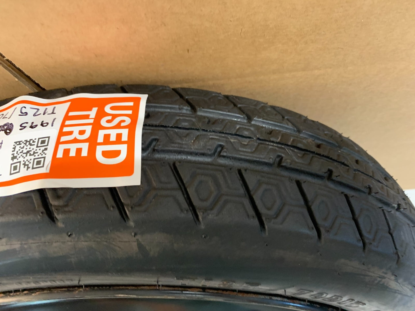 1993-1997 Pontiac Firebird Chevy Camaro 15" Spare Tire Compact Donut T125/70D15