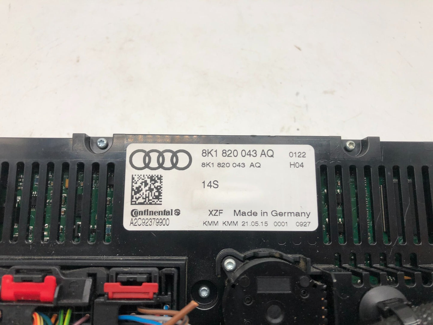 2014-2017 Audi A5 AC Heater Climate Control Unit OEM A01B26001