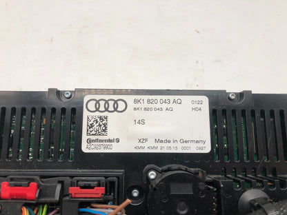 2014-2017 Audi A5 AC Heater Climate Control Unit OEM A01B26001