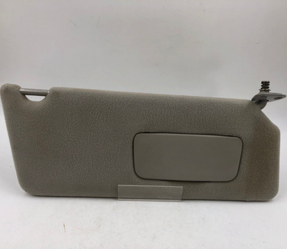 2002-2004 Toyota Camry Passenger Sun Visor Gray OEM D04B09038