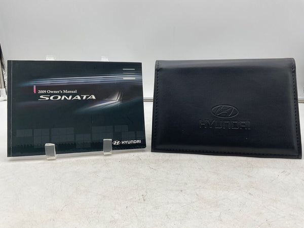 2009 Hyundai Sonata Owners Manual Case Handbook with Case OEM L04B28004