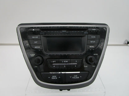 2014-2016 Hyundai Elantra AM FM CD Player Radio Receiver OEM C04B27021