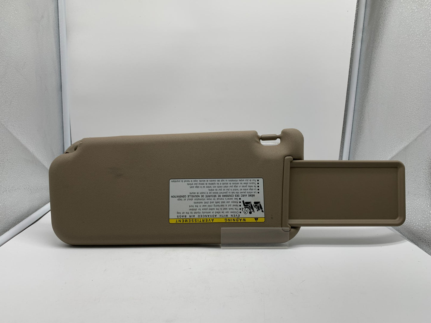2010-2014 Toyota Rav4 Passenger Sun Visor Brown Illuminated OEM A02B38005