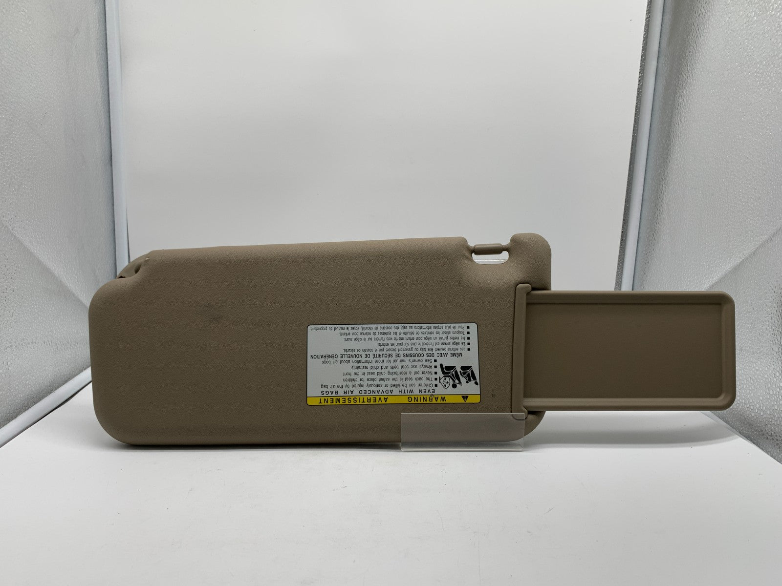 2010-2014 Toyota Rav4 Passenger Sun Visor Brown Illuminated OEM A02B38005