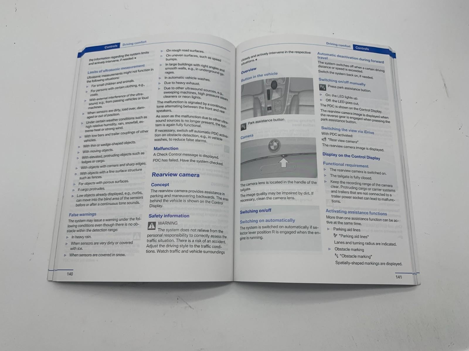 2017 BMW X1 Owners Manual Set with Case OEM C04B54005