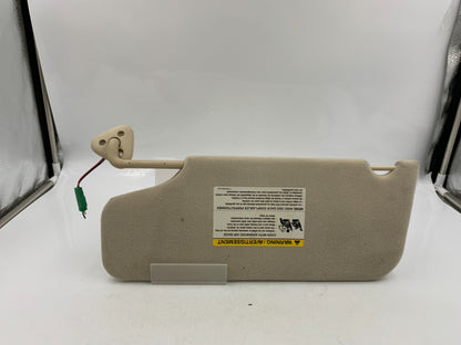 2008-2009 Ford Taurus Passenger Sun Visor Tan Illuminated OEM B03B18025