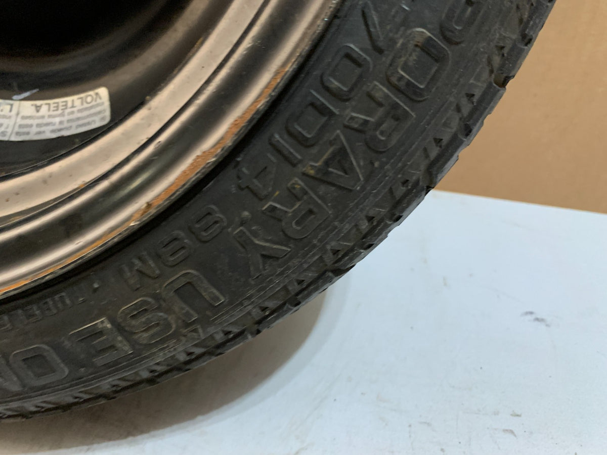 2014-2024 Mitsubishi Mirage 14" Spare Tire T115/70D14 Compact Donut