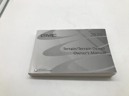 2020 GMC Terrain Terrain Denali Owners Manual OEM D01B56058