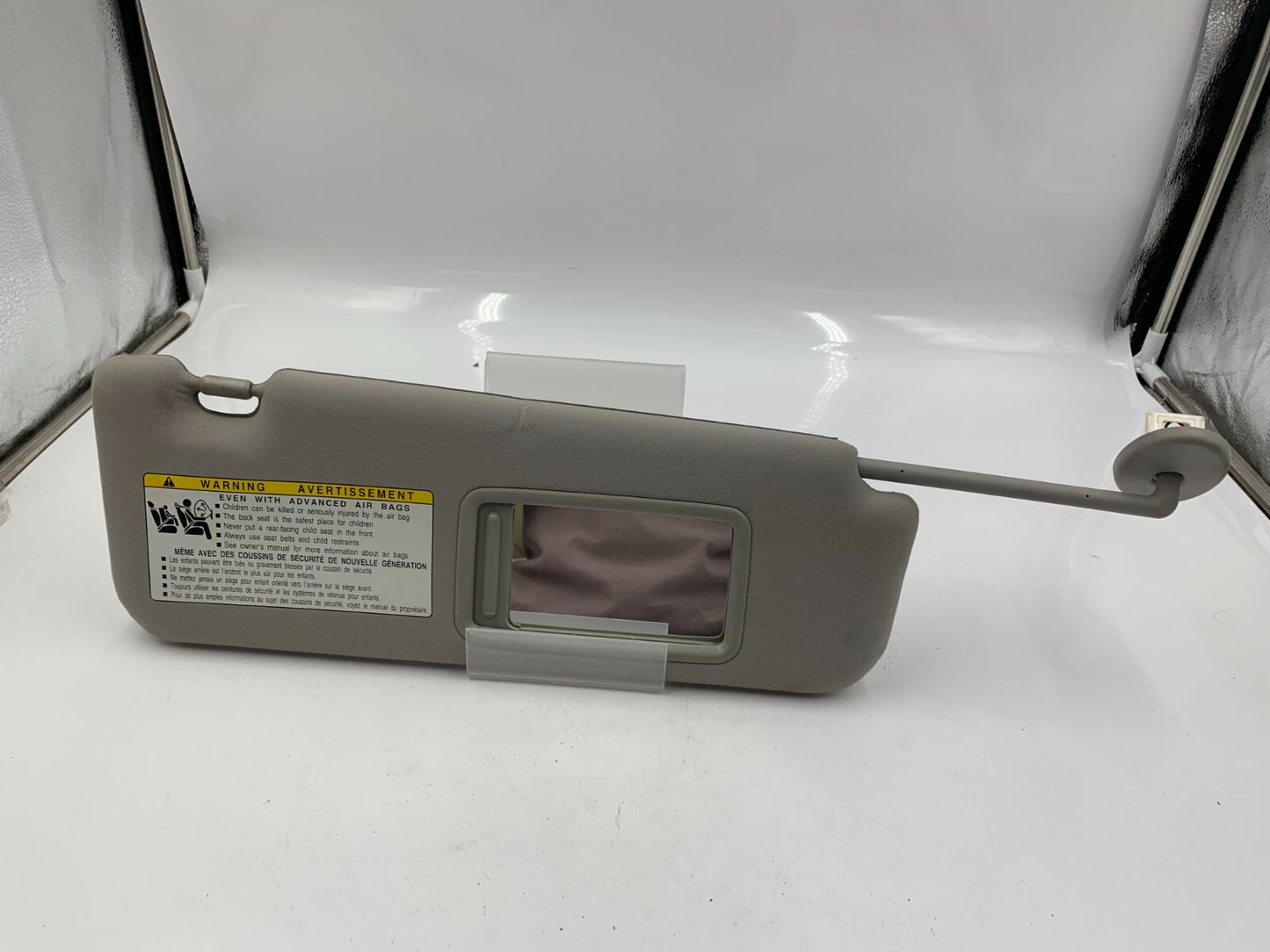 2007-2009 Lexus ES350 Passenger Sun Visor Gray Illuminated OEM B04B44026