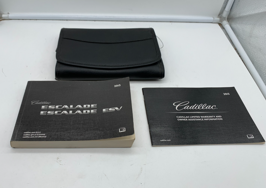 2013 Cadillac Escalade ESV Owners Manual Set with Case OEM D01B56005