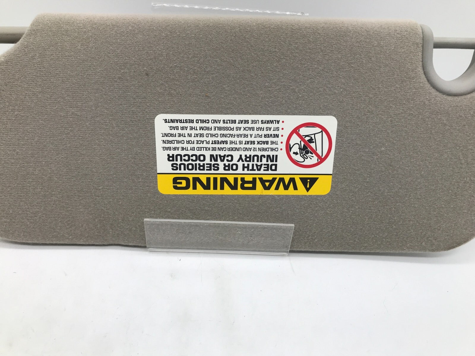 2002-2003 Jeep Liberty Passenger Sun Visor Gray Illumination OEM A01B47014