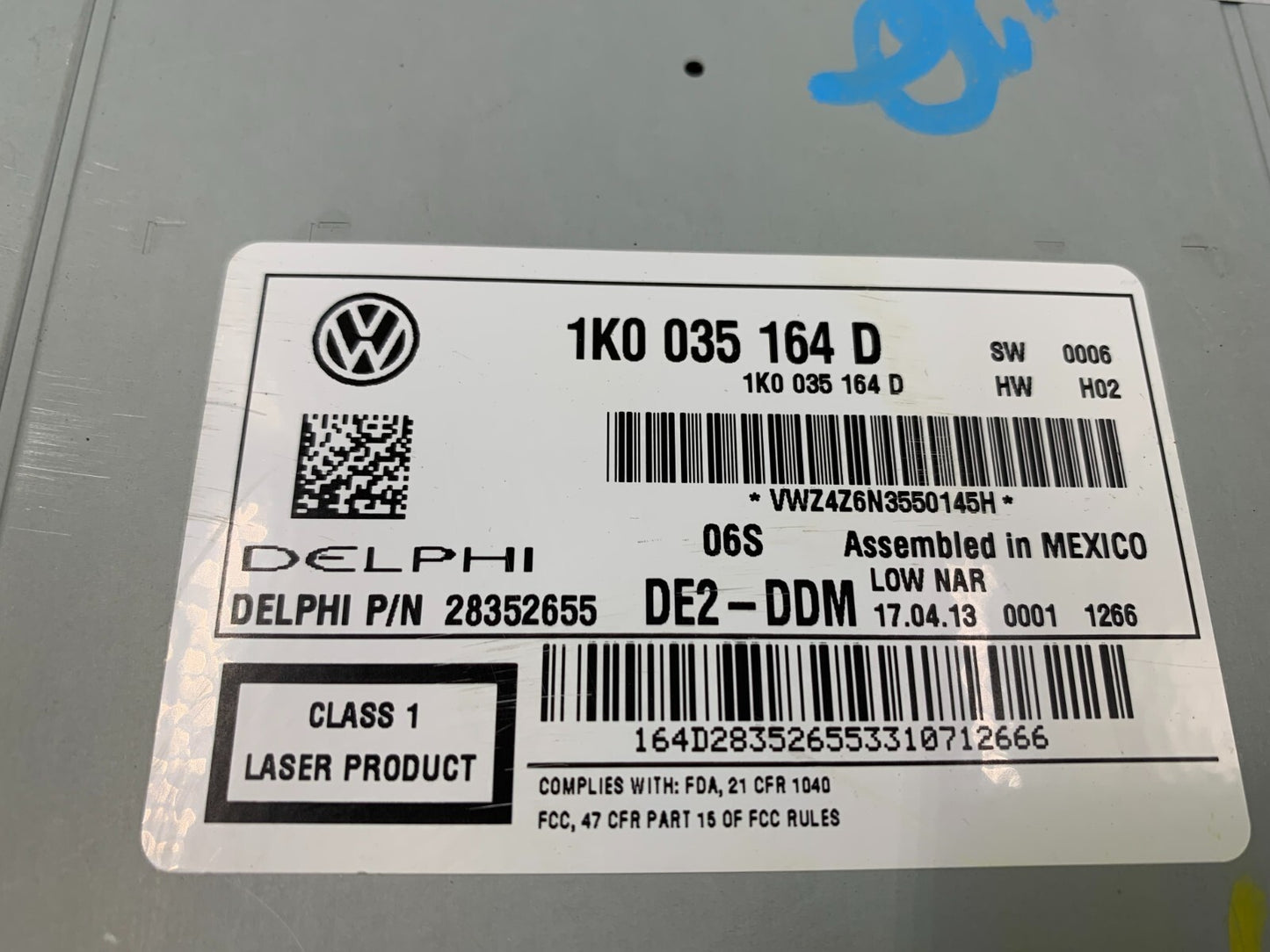 2011-2014 Volkswagen Jetta AM FM CD Player Radio Receiver OEM C02B06025