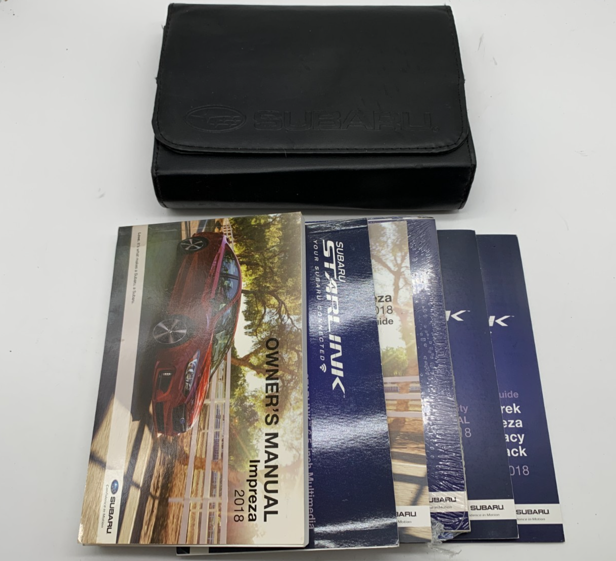 2018 Subaru Impreza Owners Manual Set with Case OEM C03B21051