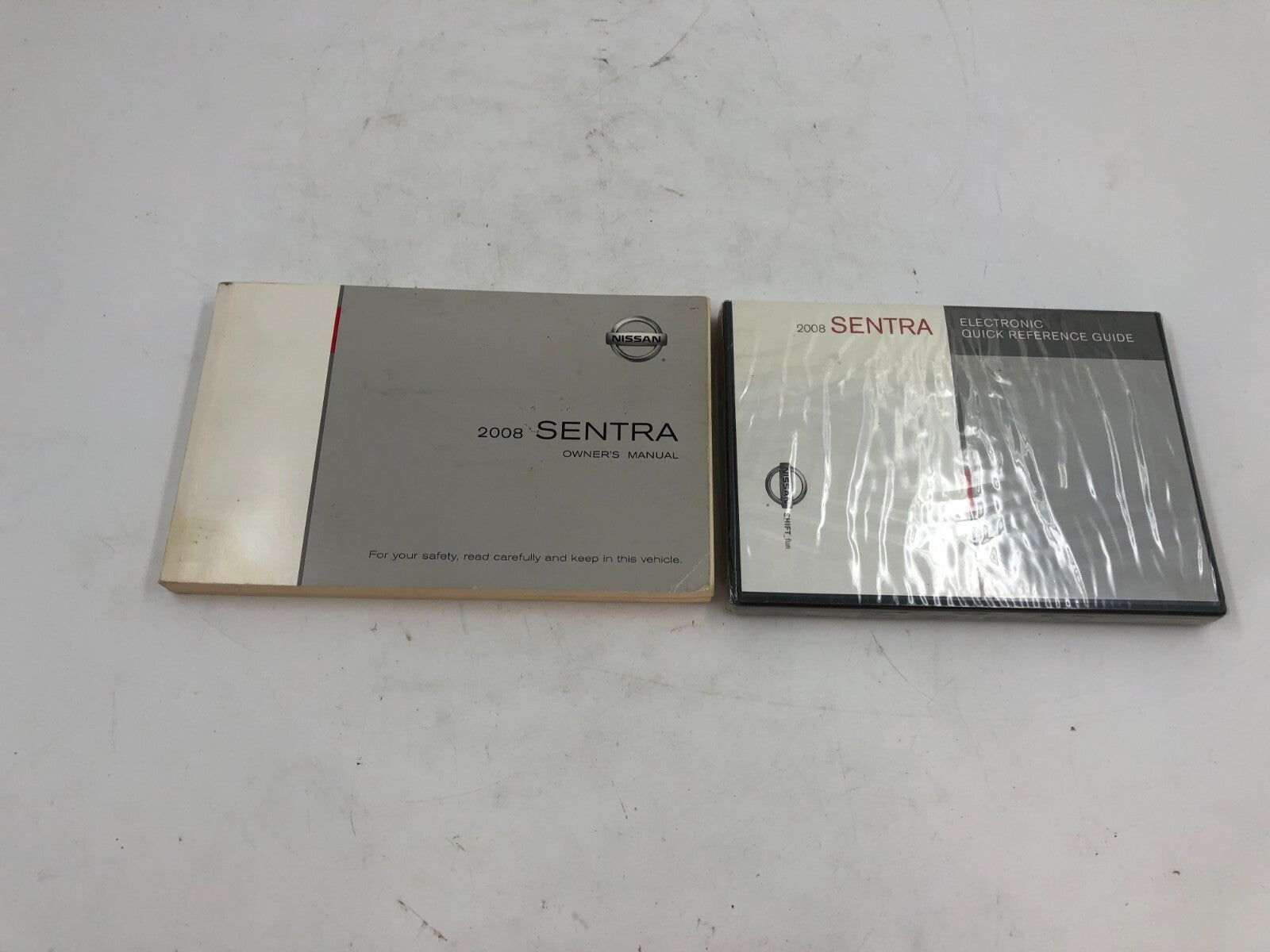 2008 Nissan Sentra Owners Manual Set with Case OEM D02B61006