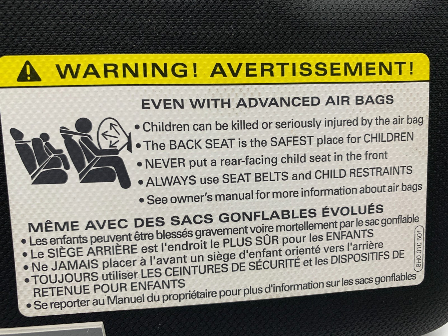 2012-2013 Audi A5 Driver Sun Visor Gray OEM C01B40005
