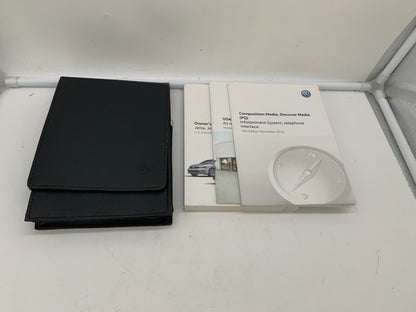 2016 Volkswagen Jetta Owners Manual Set with Case OEM A03B42008