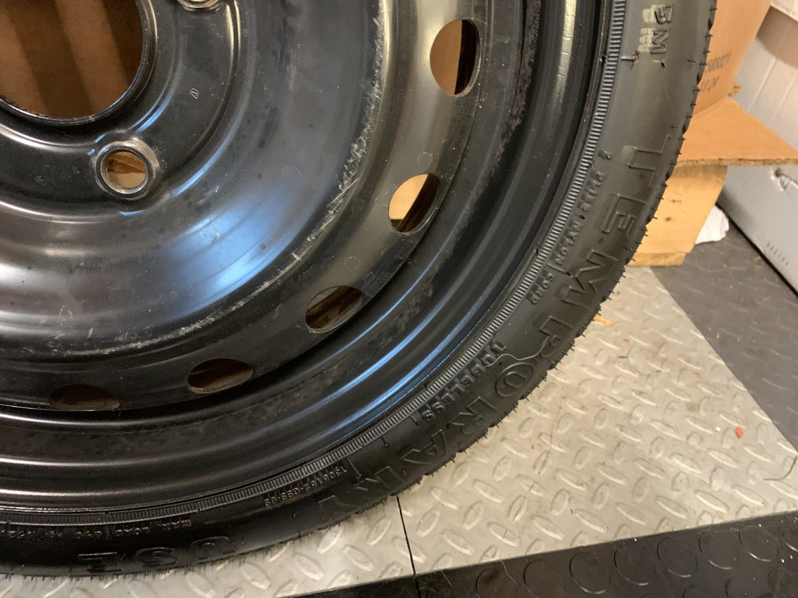 2007-2012 Nissan Versa 15" Spare Tire Wheel Compact Donut T125/70D15