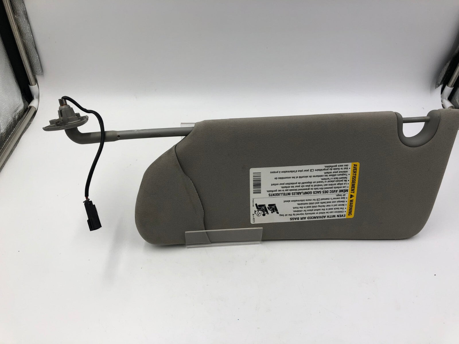 2006-2011 Buick Lucerne Passenger Sun Visor Gray Illuminated OEM A03B18074