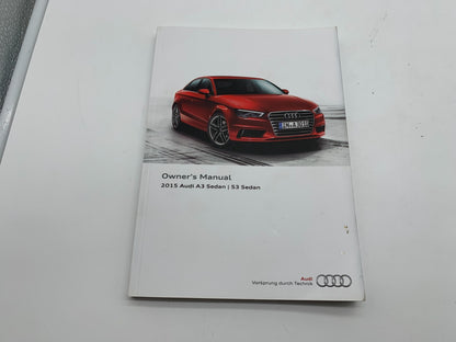 2015 Audi A3 Sedan Owners Manual Set with Case OEM C03B59011